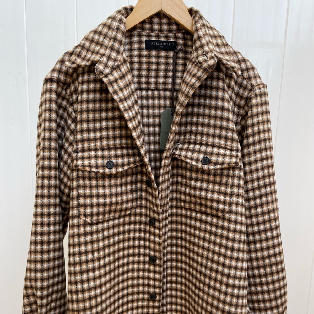 COPY - All Saints Tierra LS over shirt. Never worn, tag still on.